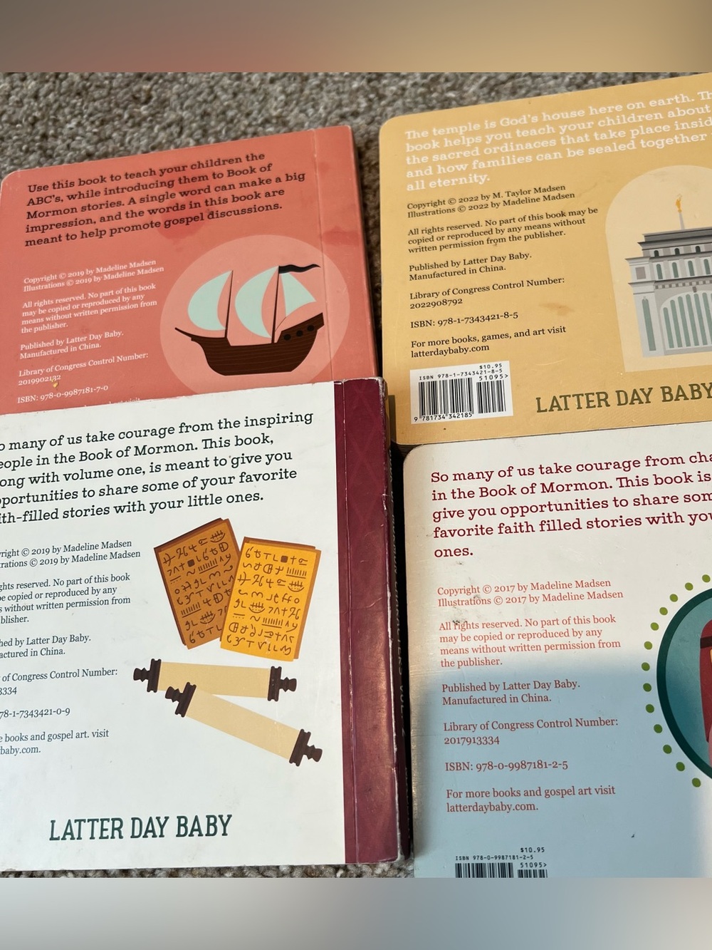 A Latter Day Kids Board Books The Holy Temple Book of Mormon ABC Mormon Characte - Picture 8 of 8